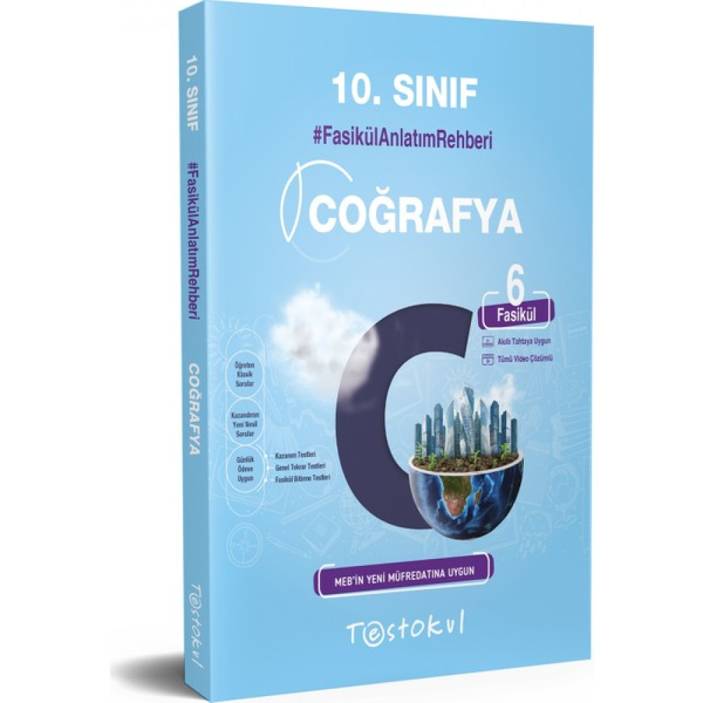 Test Okul 10. Sınıf Coğrafya Fasikül Anlatım Rehberi Temel Yeterlilik Testi (TYT) Fiyatı