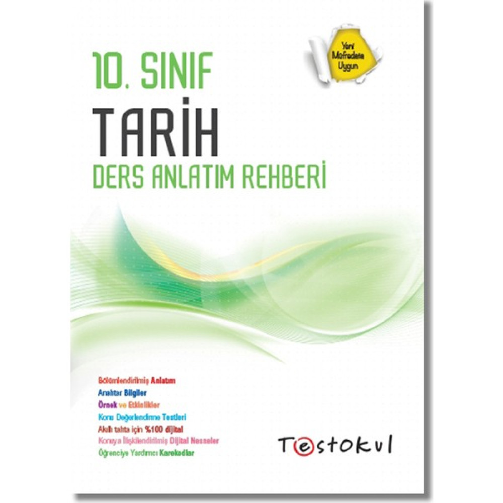 Test Okul 10. Sınıf Tarih Ders Anlatım Rehberi Kaynak Kitapları Fiyatı