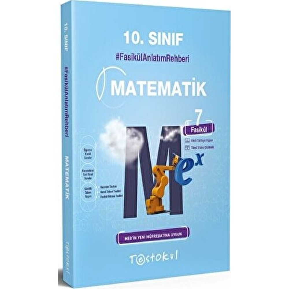 Test Okul Yayınları 10. Sınıf Fasikül Anlatım Rehberi 7 Fasikül Matematik Test Okul Yayınları YGS ve LYS Kitapları Fiyatı