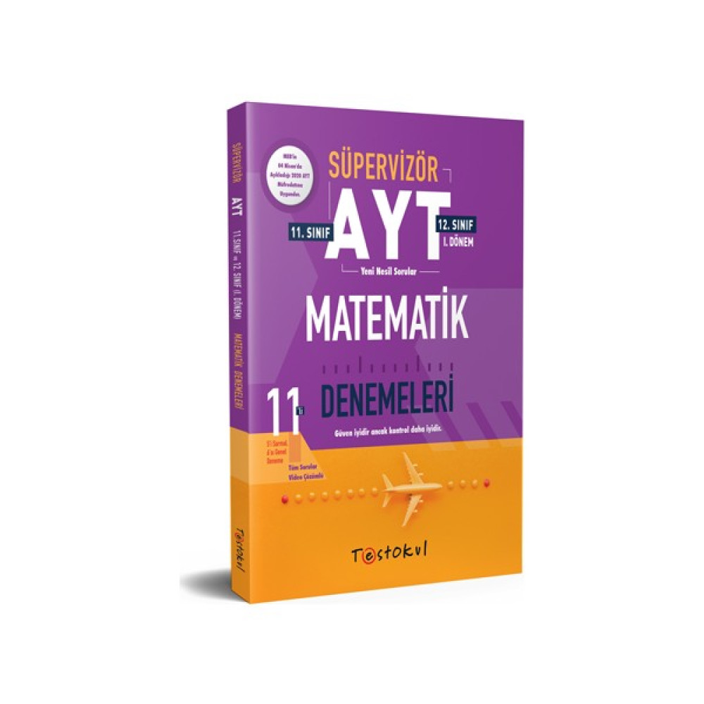 Test Okul Yayınları Süpervizör AYT Matematik Denemeleri 11'li 5 Sarmal 6 Genel Deneme 11 ve 12.sınıf 1.Dönem Matematik Fiyatı