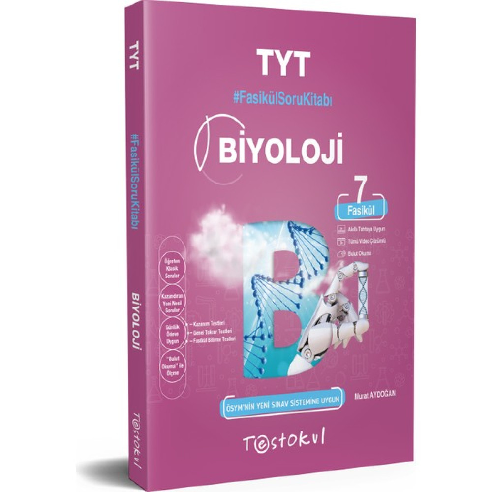 Test Okul Yayınları TYT Biyoloji Fasikül Soru Bankası Ders Sınav Kitapları Fiyatı