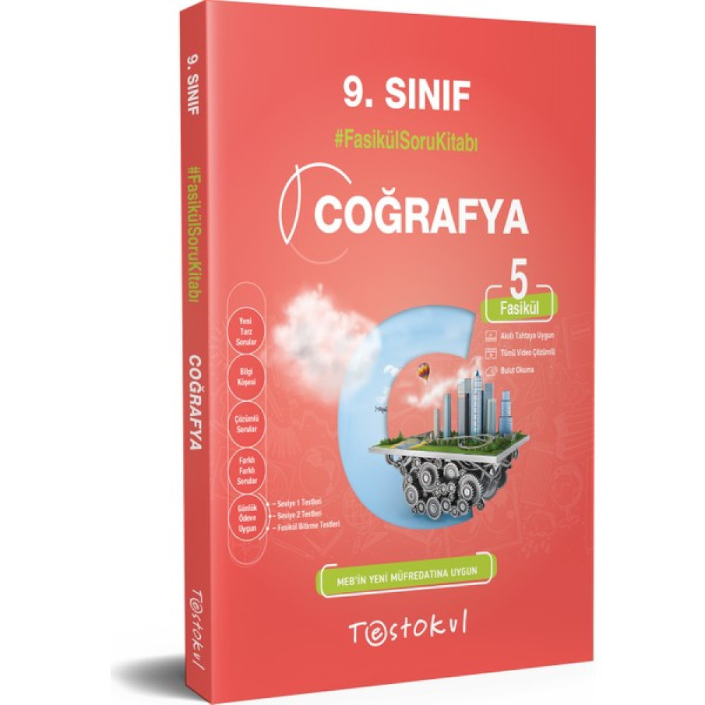 Testokul Yayınları 9.sınıf Coğrafya Fasikül Soru Kitabı Coğrafya Fiyatı