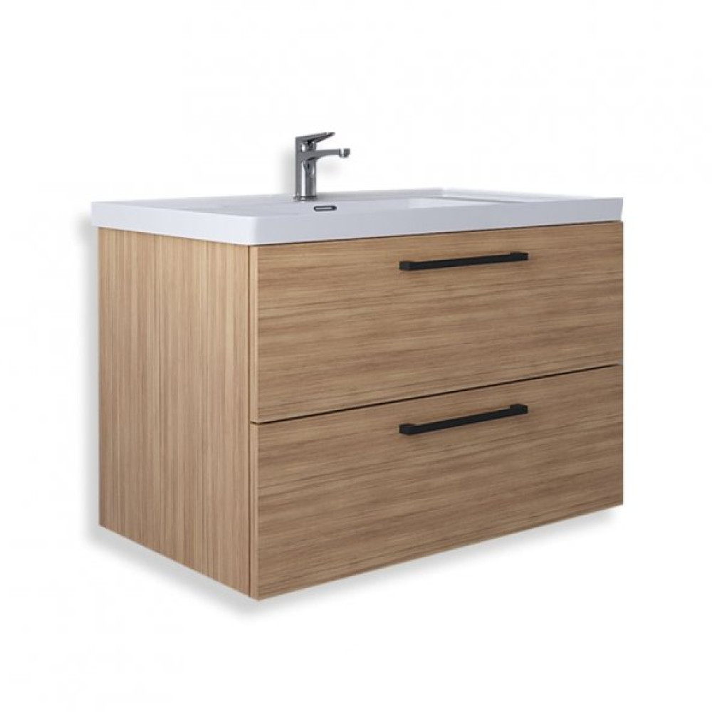 Teta Home Batum 65 Cm Mdf Banyo Lavabolu Alt Dolap Teak Banyo Dolabı / Mobilyası Fiyatı