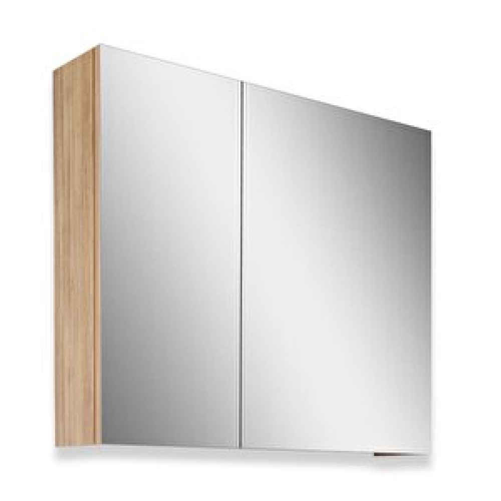 Teta Home Kahire 80cm Mdf Banyo Aynalı Üst Dolap Teak Banyo Dolabı / Mobilyası Fiyatı