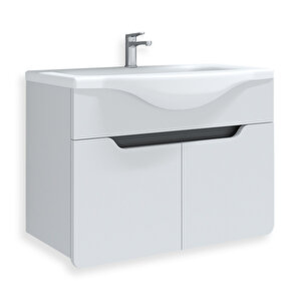 Teta Home Meksika 65 Cm Mdf Banyo Lavabolu Alt Dolap Beyaz - Antrasit Banyo Dolabı / Mobilyası Fiyatı