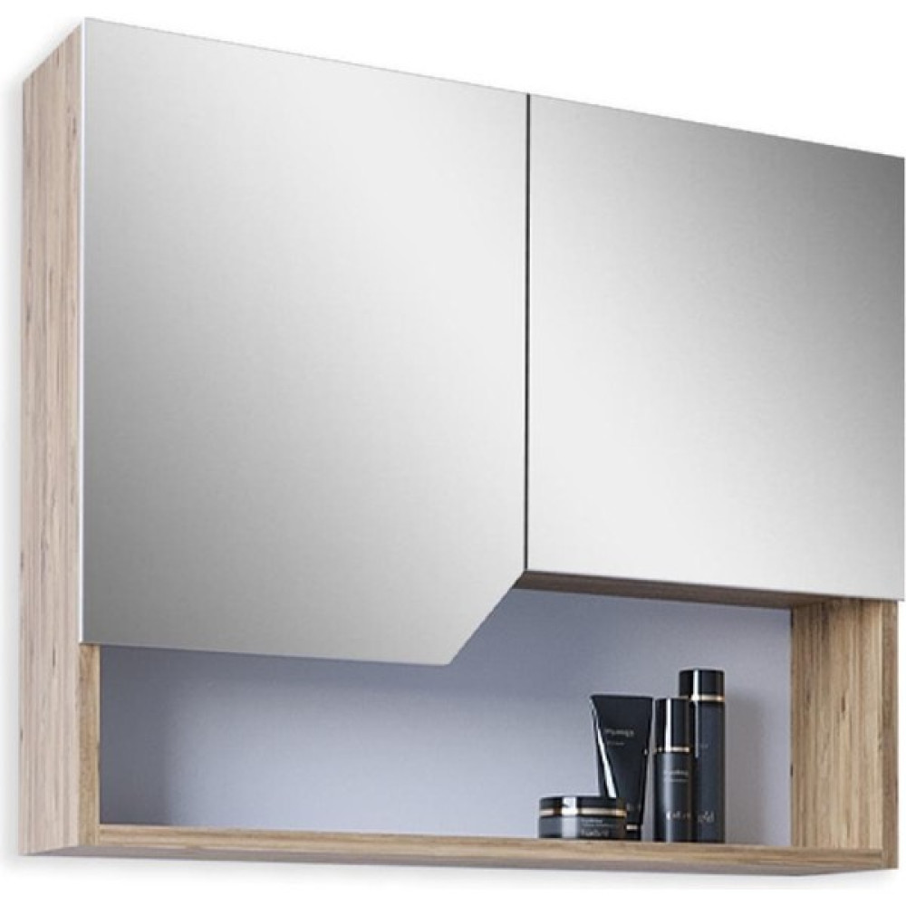 Teta Home Napoli 65 Cm Mdf Banyo Üst Dolabı - Parlak Beyaz - Atlantik Çam Banyo Dolabı / Mobilyası Fiyatı