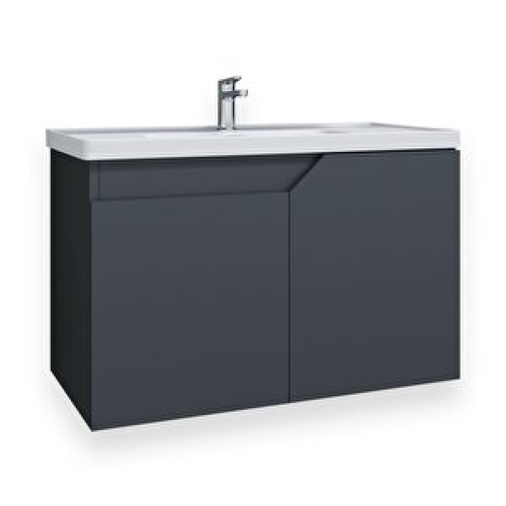 Teta Home Napoli 80 Cm Mdf Banyo Lavabolu Alt Dolap Antrasit Banyo Dolabı / Mobilyası Fiyatı
