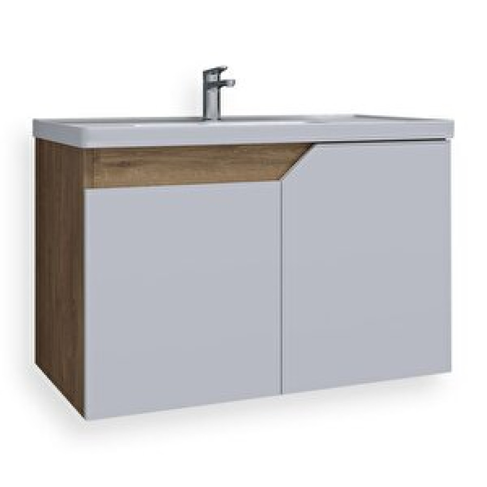 Teta Home Napoli 80 Cm Mdf Banyo Lavabolu Alt Dolap Beyaz - Meşe Banyo Dolabı / Mobilyası Fiyatı