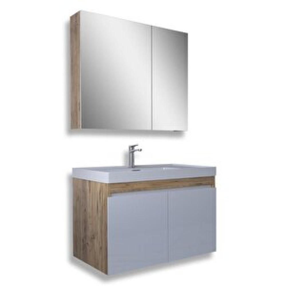 Teta Home Tokyo 65 Cm Mdf Banyo Dolabı Seti Beyaz - Meşe Banyo Dolabı / Mobilyası Fiyatı