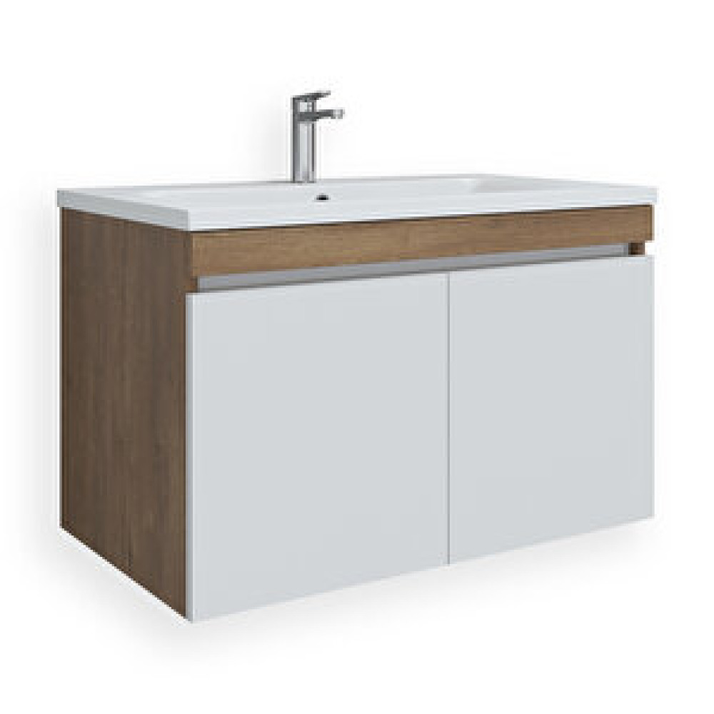 Teta Home Tokyo 65 Cm Mdf Banyo Lavabolu Alt Dolap Kafkas Meşe - Beyaz Banyo Dolabı / Mobilyası Fiyatı