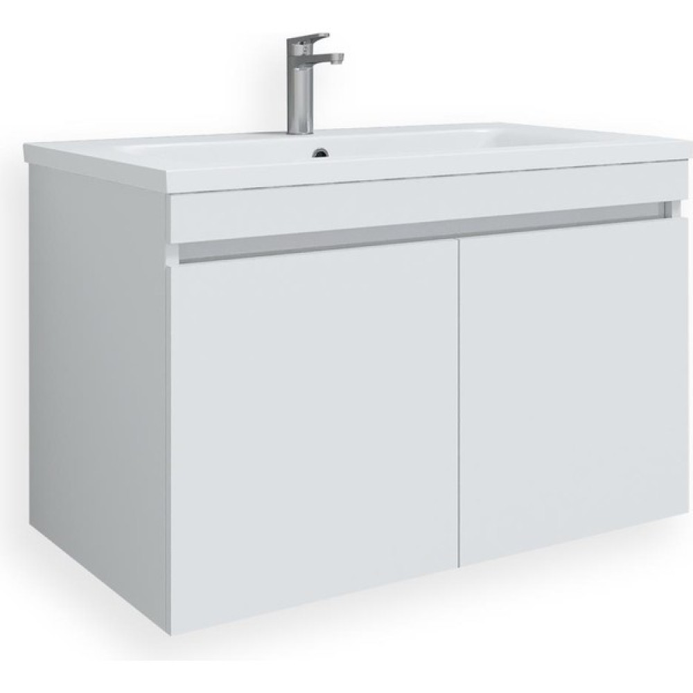 Teta Home Tokyo 80 cm Mdf Banyo Lavabolu Alt Dolap - Beyaz Banyo Dolabı / Mobilyası Fiyatı