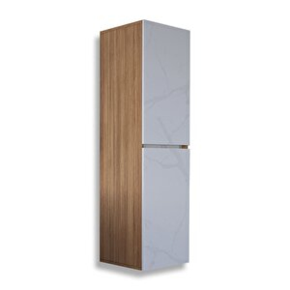 Teta Home Tokyo Mdf Banyo Boy Dolabı Teak-Beyaz Banyo Dolabı / Mobilyası Fiyatı
