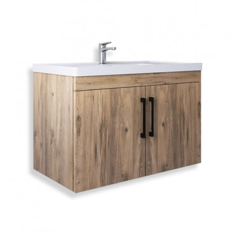 Teta Home Yalova 80 Cm Mdf Banyo Lavabolu Alt Dolap Atlantik Cam Banyo Dolabı / Mobilyası Fiyatı
