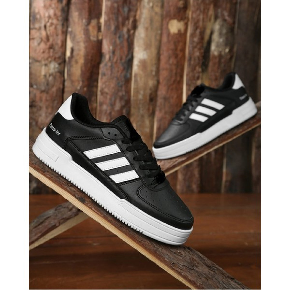 Tetaf Dassler Siyah Beyaz Unisex Spor Ayakkabı Spor Ayakkabı Fiyatı