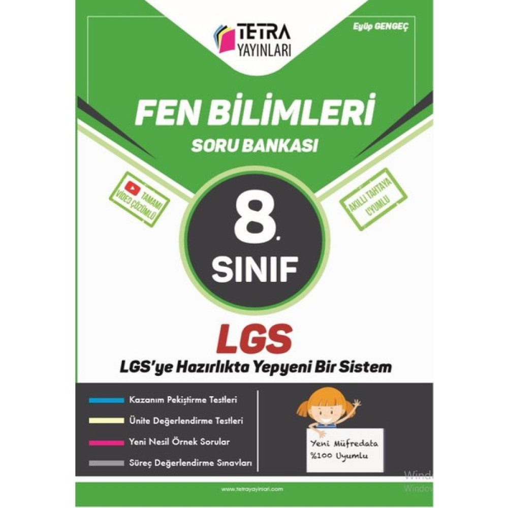 Tetra Yayınları Fen Bilimleri 8. Sınıf Lgs Soru Bankası Ders Sınav Kitapları Fiyatı