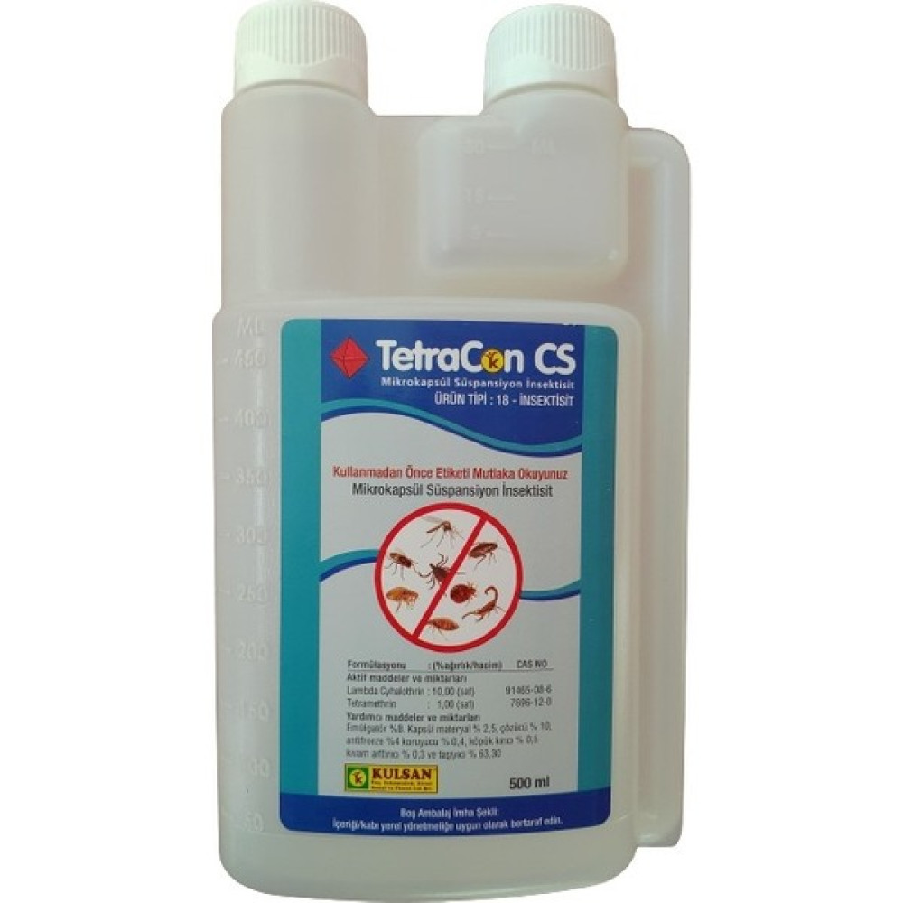 Tetracon Cs Konsantre Genel Haşere Böcek Ilacı – 500 ml Sinek-Kene-Haşere Kovucu Fiyatı