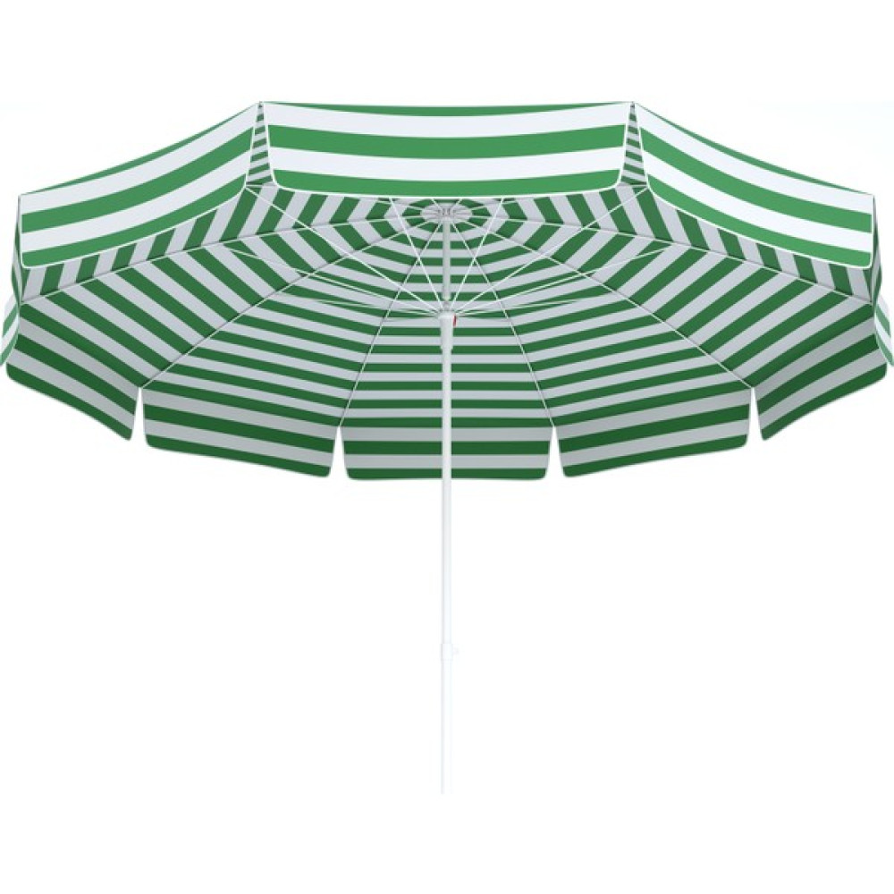 Tevalli Parasols 180 cm Polyester Plaj Şemsiye - Yeşil Beyaz - 1,7 x 1,7 m - Yeşil - Beyaz Bahçe Şemsiyesi Fiyatı