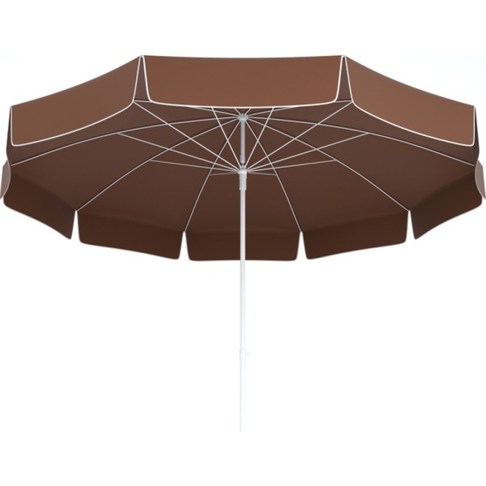 Tevalli Parasols 240 cm Elite Taşıma Çantalı Plaj Balkon Şemsiye - Kahverengi - 2,5 x 2,5 m - Kahverengi - Krem Bahçe Şemsiyesi Fiyatı