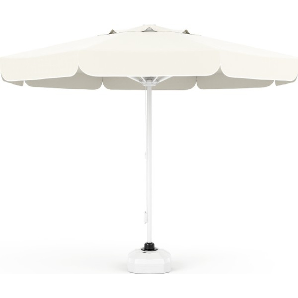 Tevalli Parasols 300 cm Q Megaipli Sistem Alüminyum Şemsiye - Krem - 70 Lt Su Bidonu - 3 x 3 m Bahçe Şemsiyesi Fiyatı