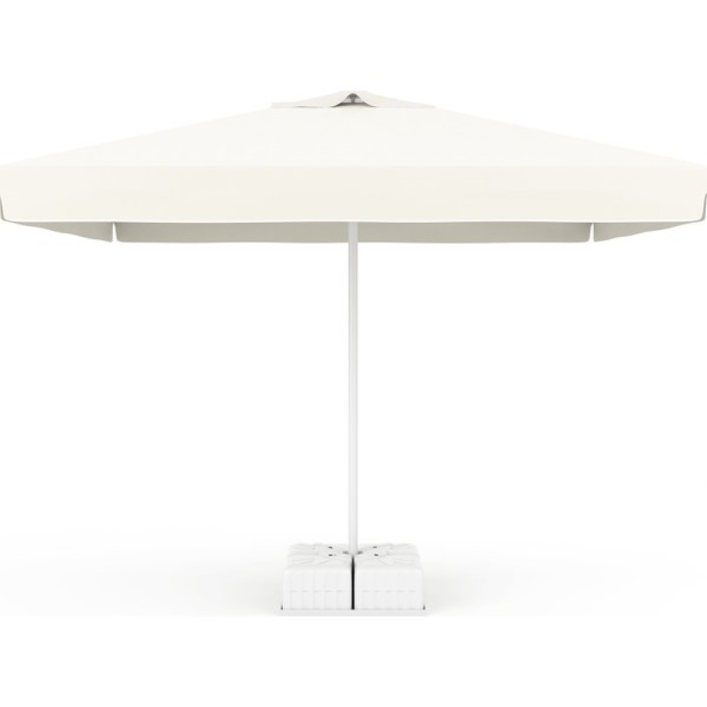 Tevalli Parasols Tevalli Parasol's Mega Ipli Sistem 3 x 3 Krem + 4 Lü Küp Bidon Takımı - 3 x 3 m - Beyaz Bahçe Şemsiyesi Fiyatı