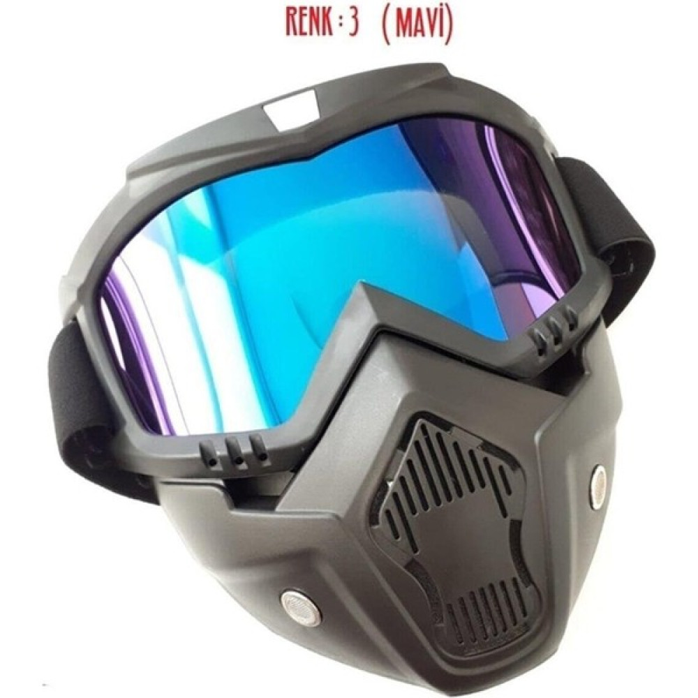 Tex 710 Jet Kask Maskesi, Jet Kask Maskesi Mavi Motorsiklet Kaskları Fiyatı