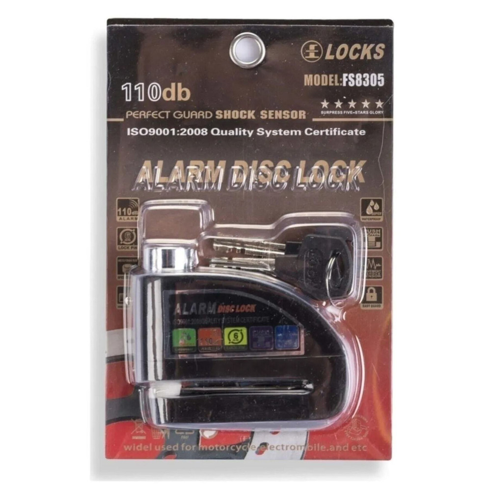 Tex Disk Kilidi Alarmlı 110 Desibel Renkli Disk Kilit Motorsiklet Kilidi & Alarmı Fiyatı