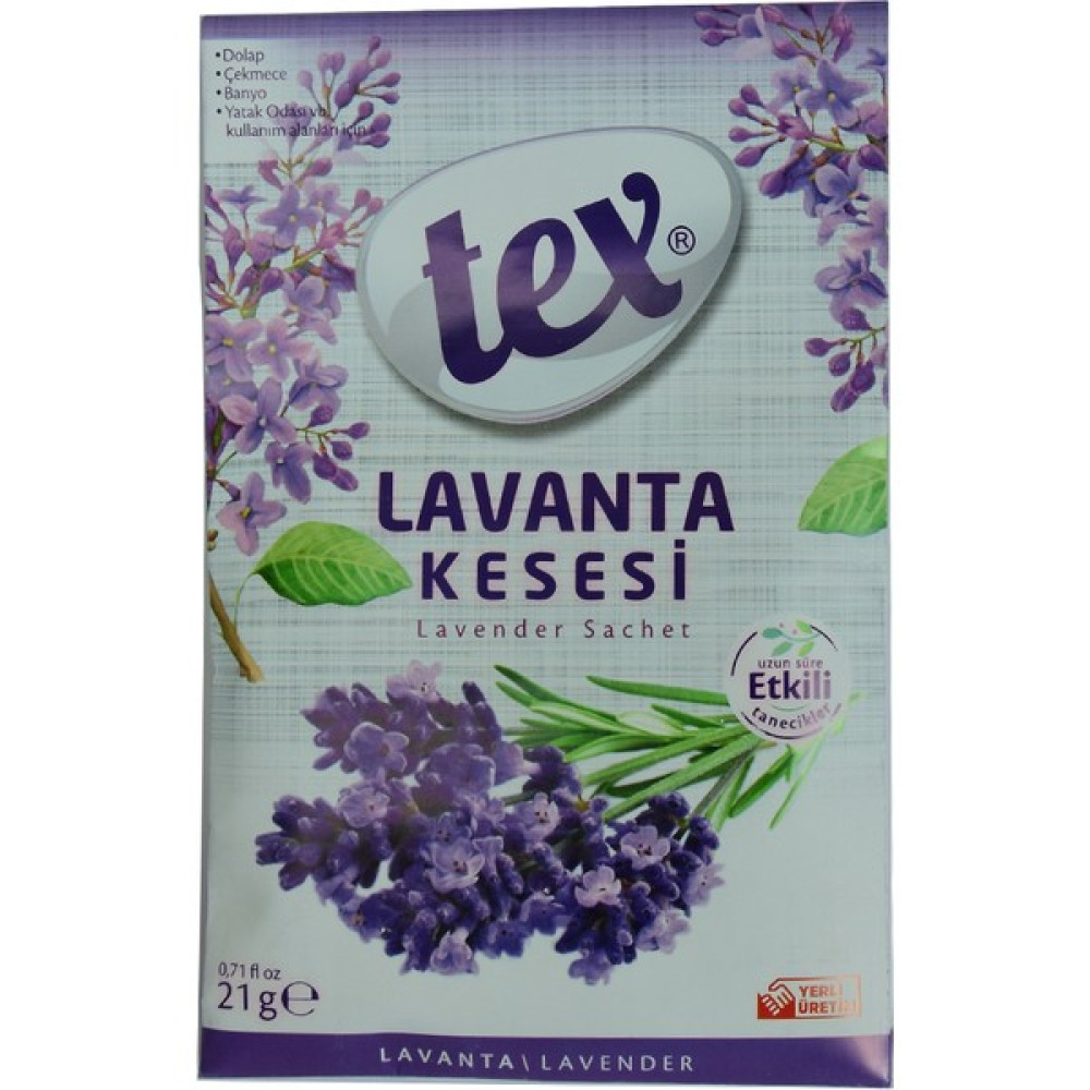 Tex Dolap Çekmece Banyo Oda Kokusu Lavanta Kesesi Askılı 21 gr 1 Paket Oda Kokusu Fiyatı