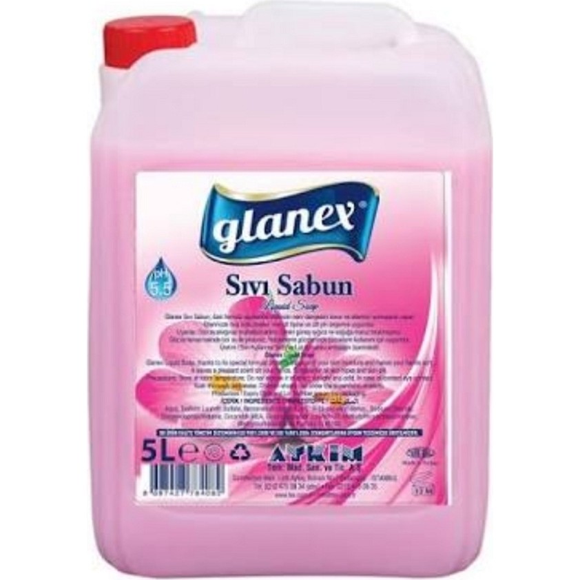 Tex Glanex Sıvı El Sabunu 5 Litre pH 5.5 Özellikli Hoş Koku ile El Temizliği İçin Diğer Fiyatı