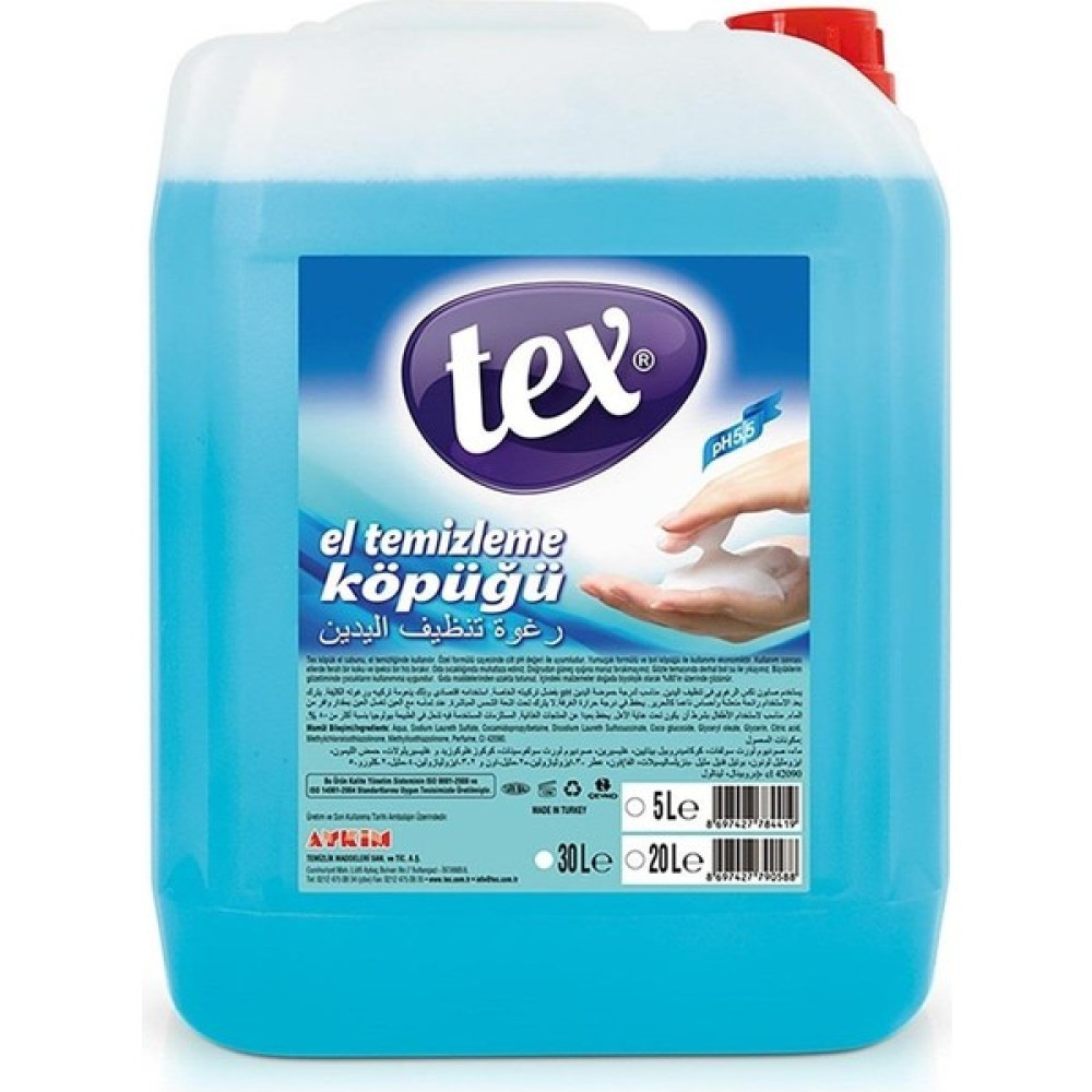Tex Köpük El Sabunu 5 kg Sabunlar Fiyatı