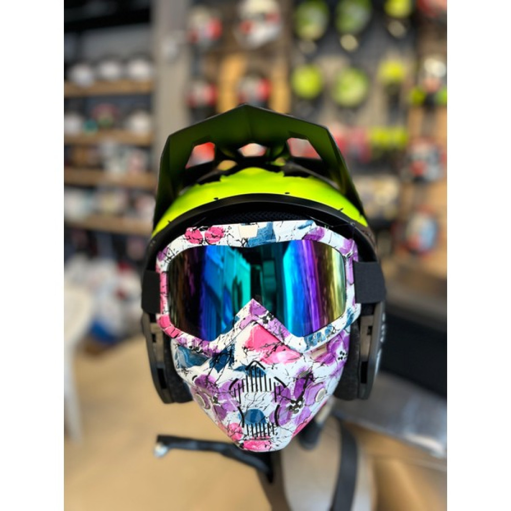 Tex Sw 710 Desenli Jet Maske - Mor - Pembe Oto Boyaları Fiyatı