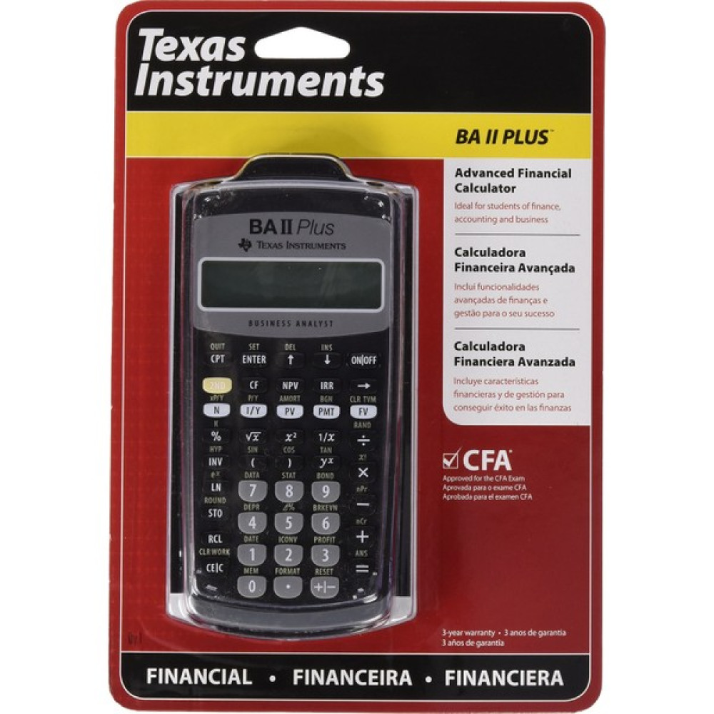 Texas Instruments Advanced Finansal Hesap Makinesi Ba II Plus (Yurt Dışından) Hesap Makinesi Fiyatı