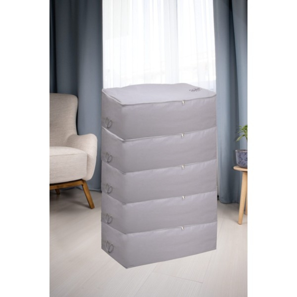 textile sweet 5'li Mega Boy Gri Baza Altı Düzenleyici Hurç 74X46X22 Hurç Fiyatı