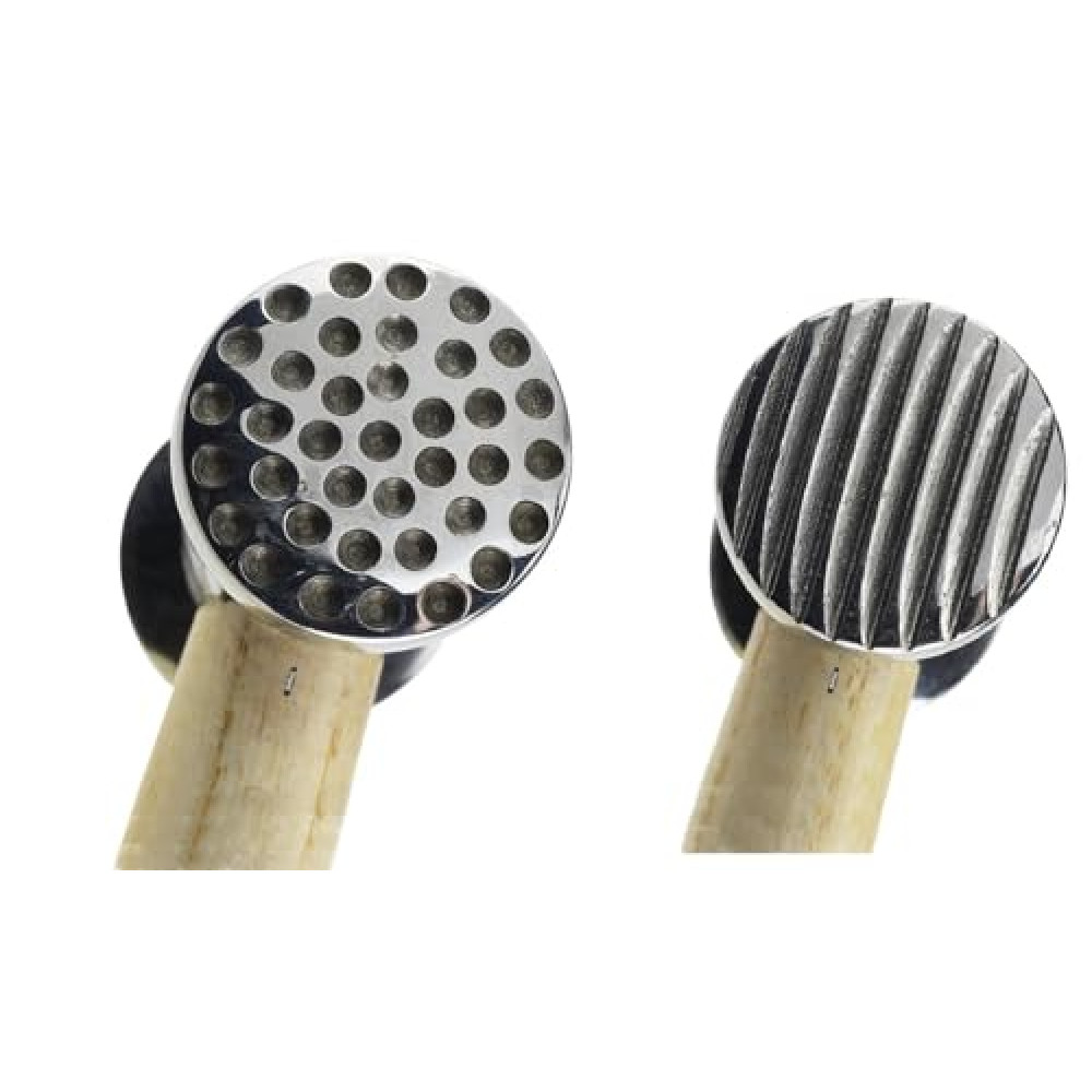 Texturing Hammer Dimples Rounded & Narrow Stripe Design Jewelry Metal Texture Finish
