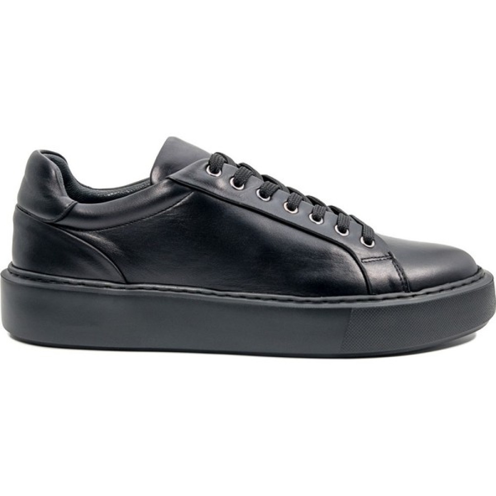 Tezcan Kundura Deri Siyah Erkek Sneaker Ayakkabı Erkek Ayakkabıları Fiyatı