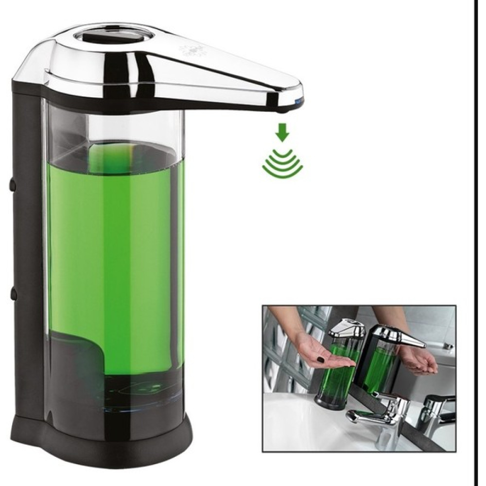 Tezgahüstü Sensörlü 550 ml Sıvı Sabun Dispenseri - Siyah Sabunluk Fiyatı