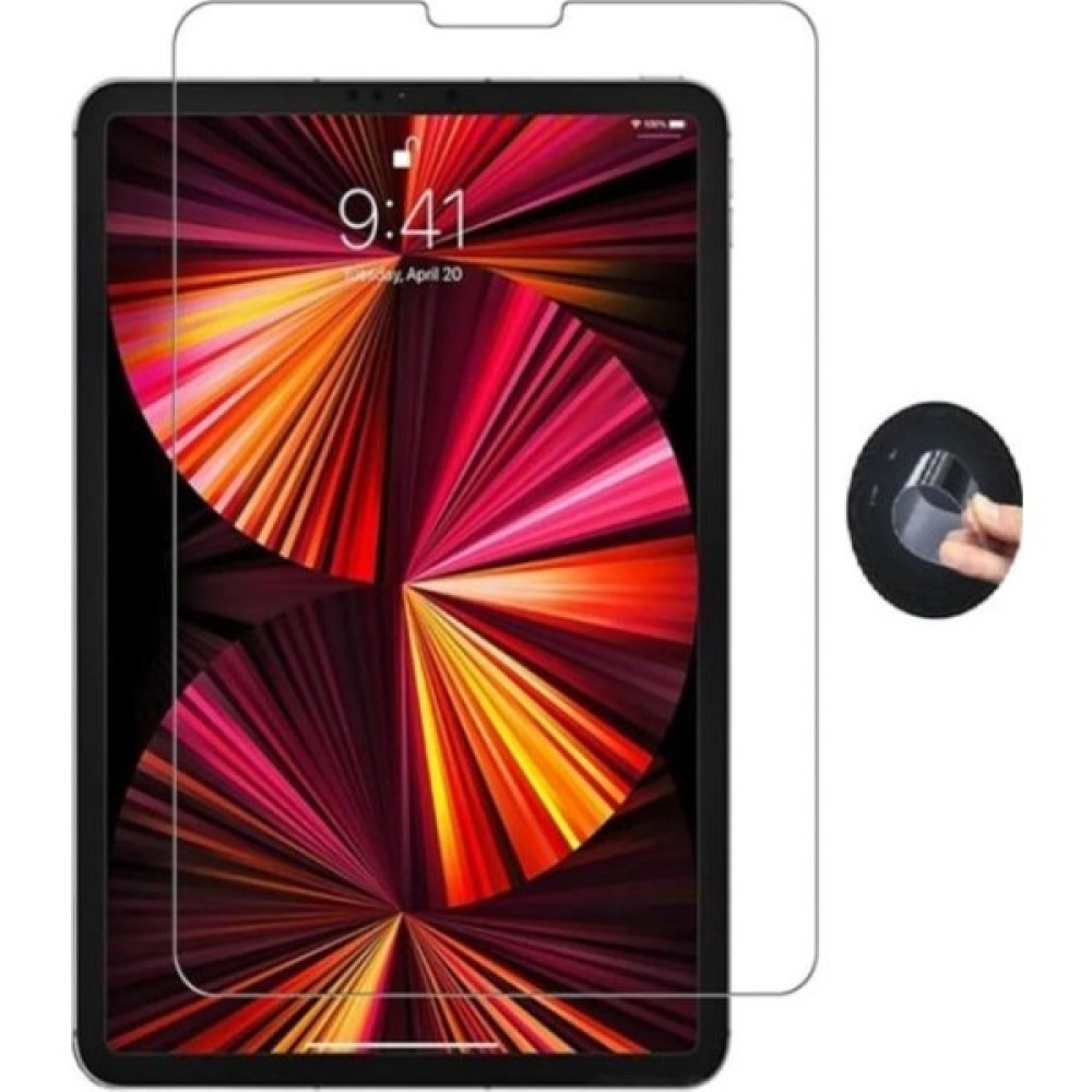 TezMax Apple iPad Pro 4. Nesil 12.9" Nano Esnek Kırılmaz Cam Ekran Koruyucu Film - Şeffaf Tablet Aksesuarı Fiyatı