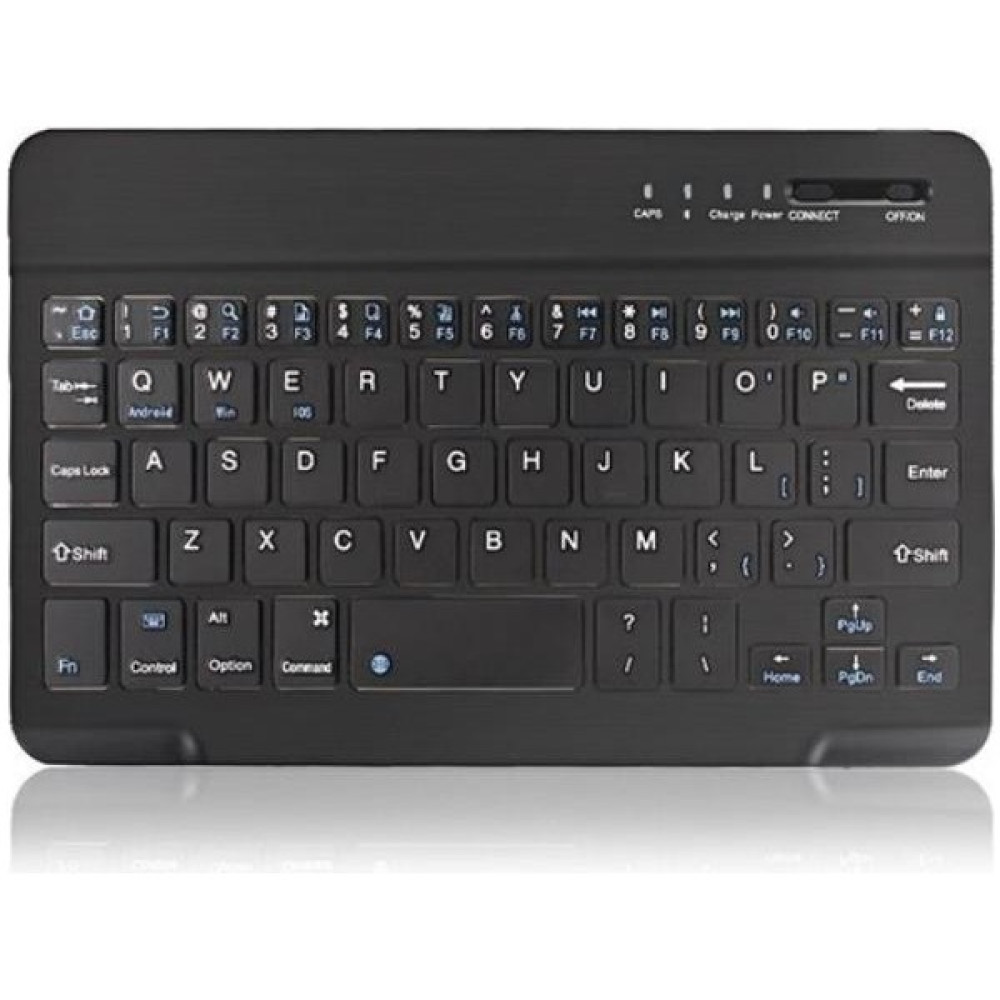 TezMax Wenn Tab Pro 10 10.1" Uyumlu Kablosuz Bluetooth Şarj Edilebilir Mini Q Klavye - Siyah Oyuncu Klavyesi Fiyatı