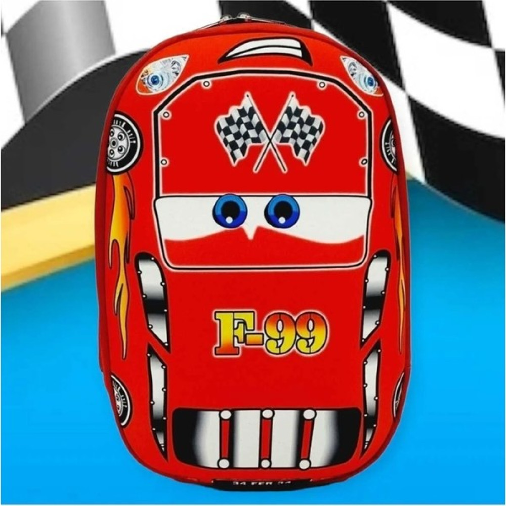 Tezzgelsin F66 Cars Kırmızı Yarış Arabası Anaokulu Kreş Eva Baskı 3-6 Yaş Sırt Çantası Okul Çantası Erkek Sırt Çantası Fiyatı