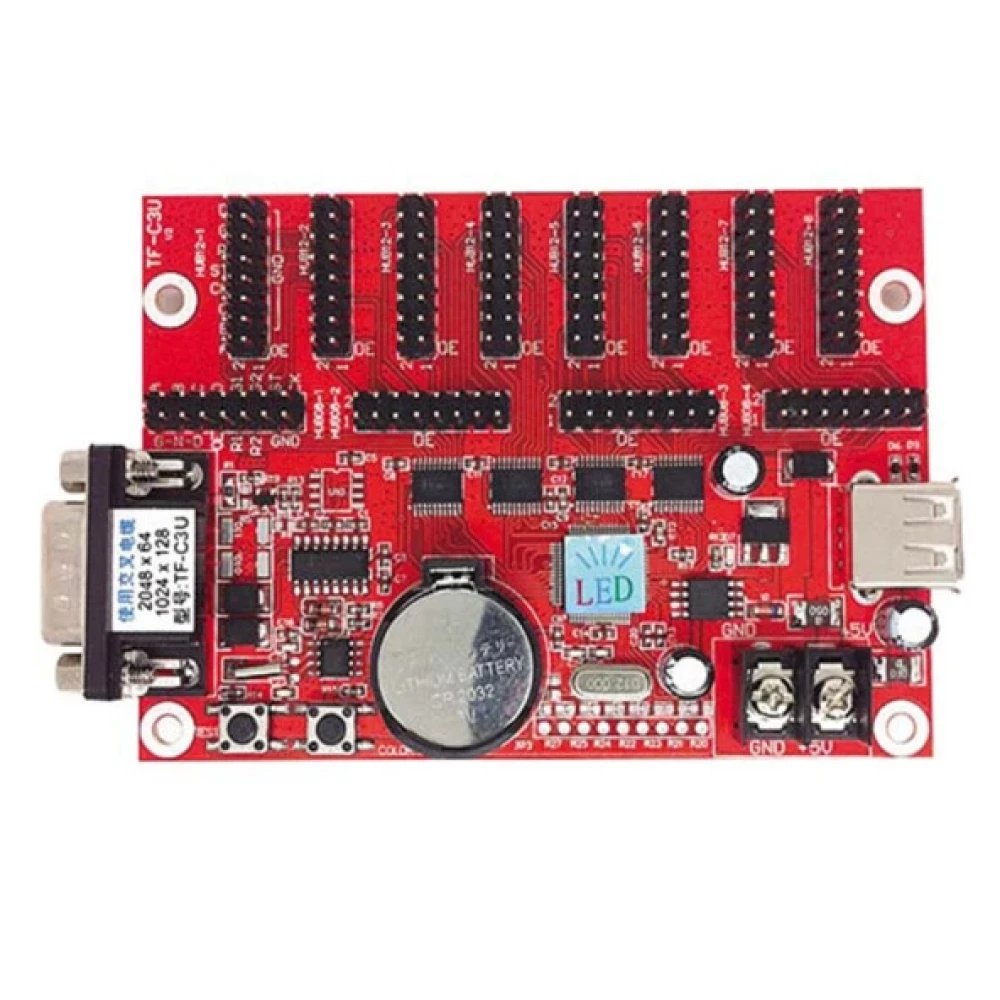 Tf-M6ur Usb Rs232 8Lı Led Panel Kartı Dış Mekan Aydınlatma Fiyatı