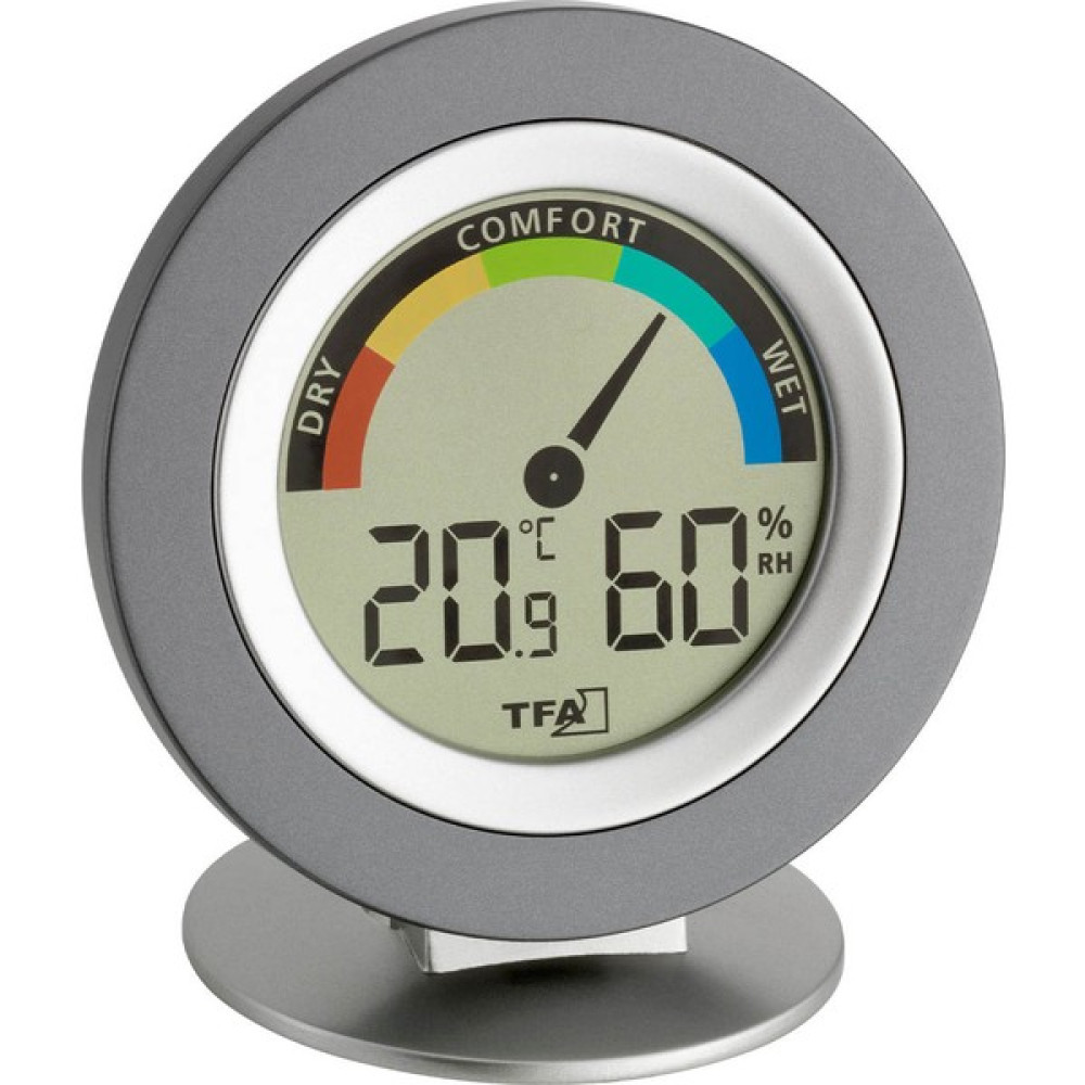 Tfa Dostmann Cosy Dijital Oda, Ortam Sıcaklık ve Nem Ölçer, Termometre-Higrometre TM832.1015.10 - Gri Termometre & Higrometre Fiyatı