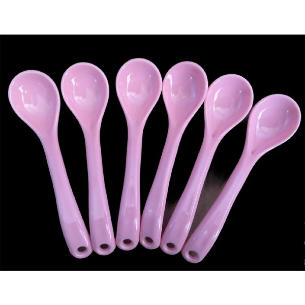 Tgr Home Baharat Şeker Kaşığı 12'li Plastik Pembe Çatal / Kaşık / Bıçak Takımları Fiyatı