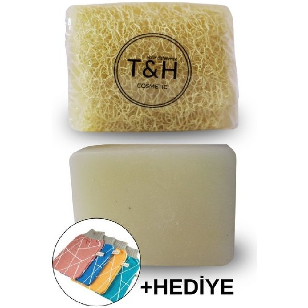T&H Cosmetic T&h Doğal Kabak Lifli Pirinç Özlü Sabunu 130 gr + Renhua Kese Hediyeli Sabunlar Fiyatı