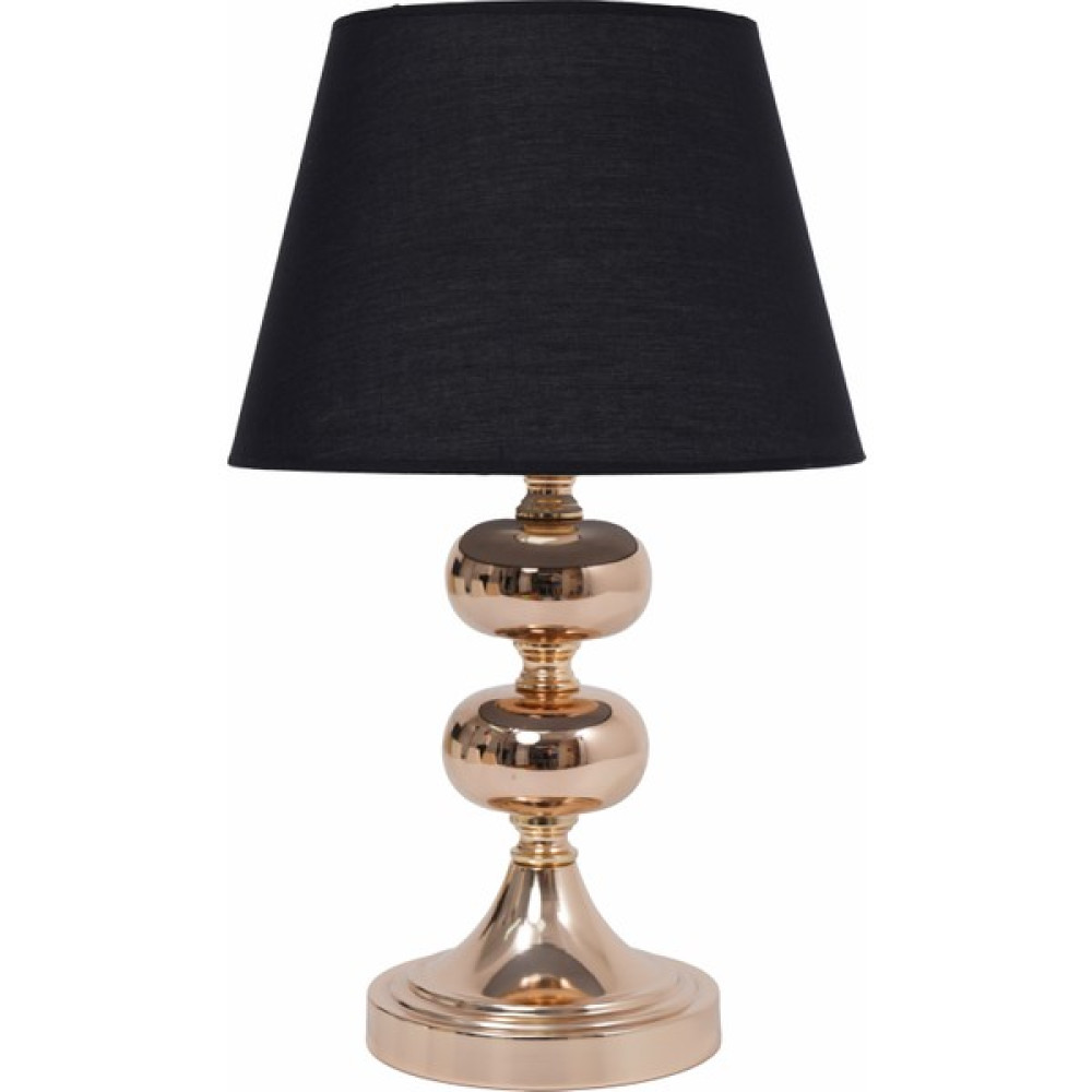 TH Toptancı Home Th - 250146 Gold Renk Metal Toplu Ayaklı Abajur Masa Lambası - Siyah Masa Lambası Fiyatı