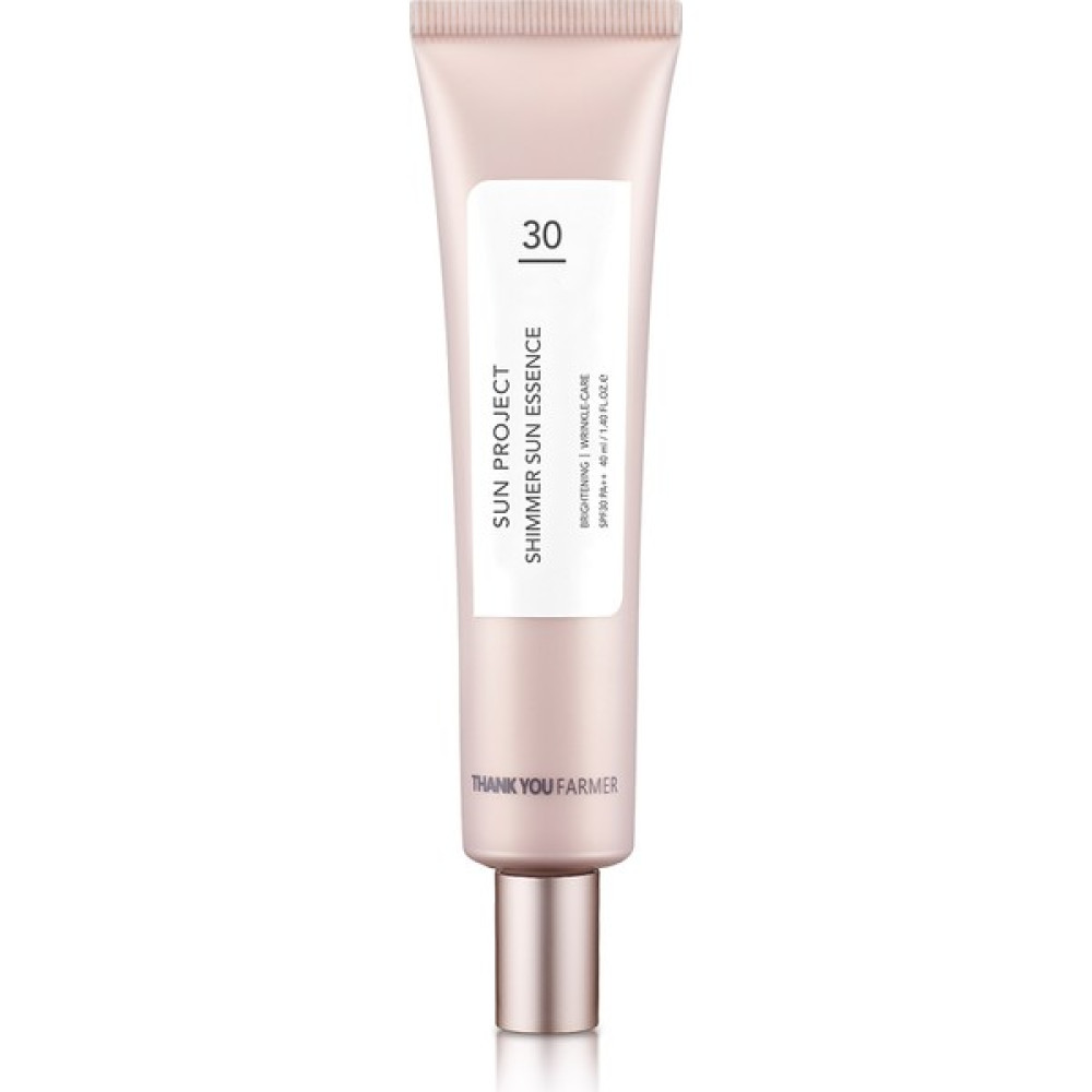 Thank You Farmer Sun Project Shimmer Sun Essence Spf 30 Pa++ 40 ml - Aydınlatıcı Yüz ve Göz Güneş Kremi Güneş Kremleri ve Losyonları Fiyatı