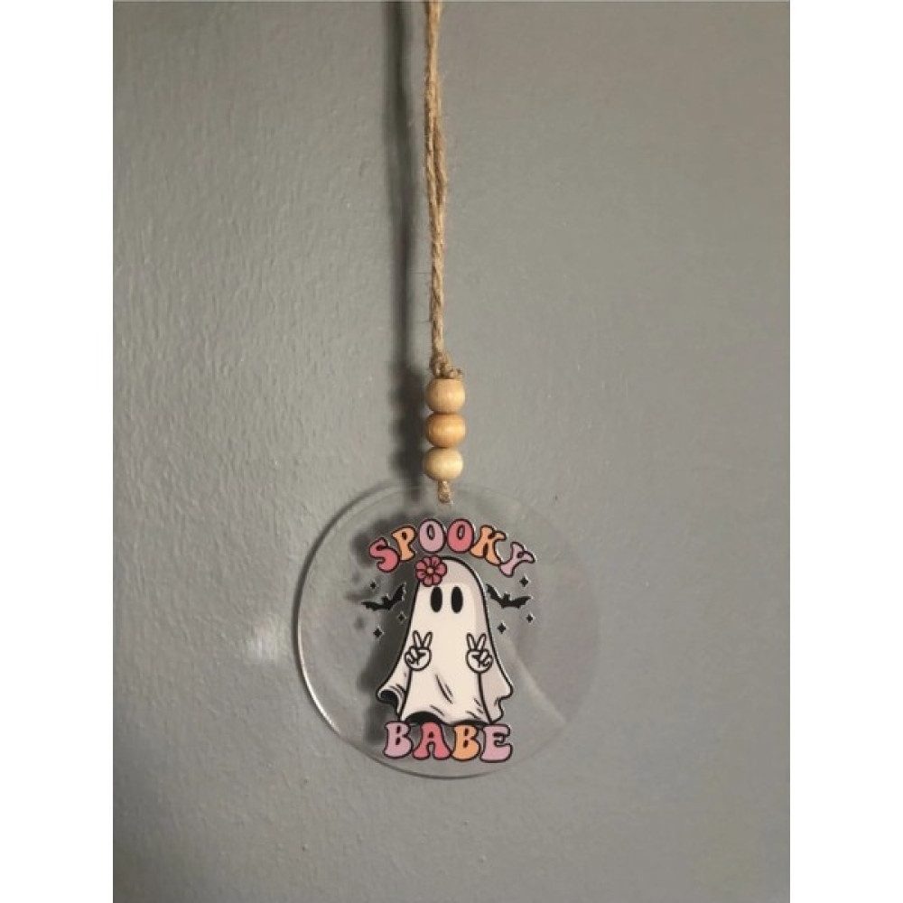 That Moment Yazılı Araba Süsü, Spooky Babe Retro Halloween Dikiz Aynası Süsü Oto Seyahat Ürünleri Fiyatı