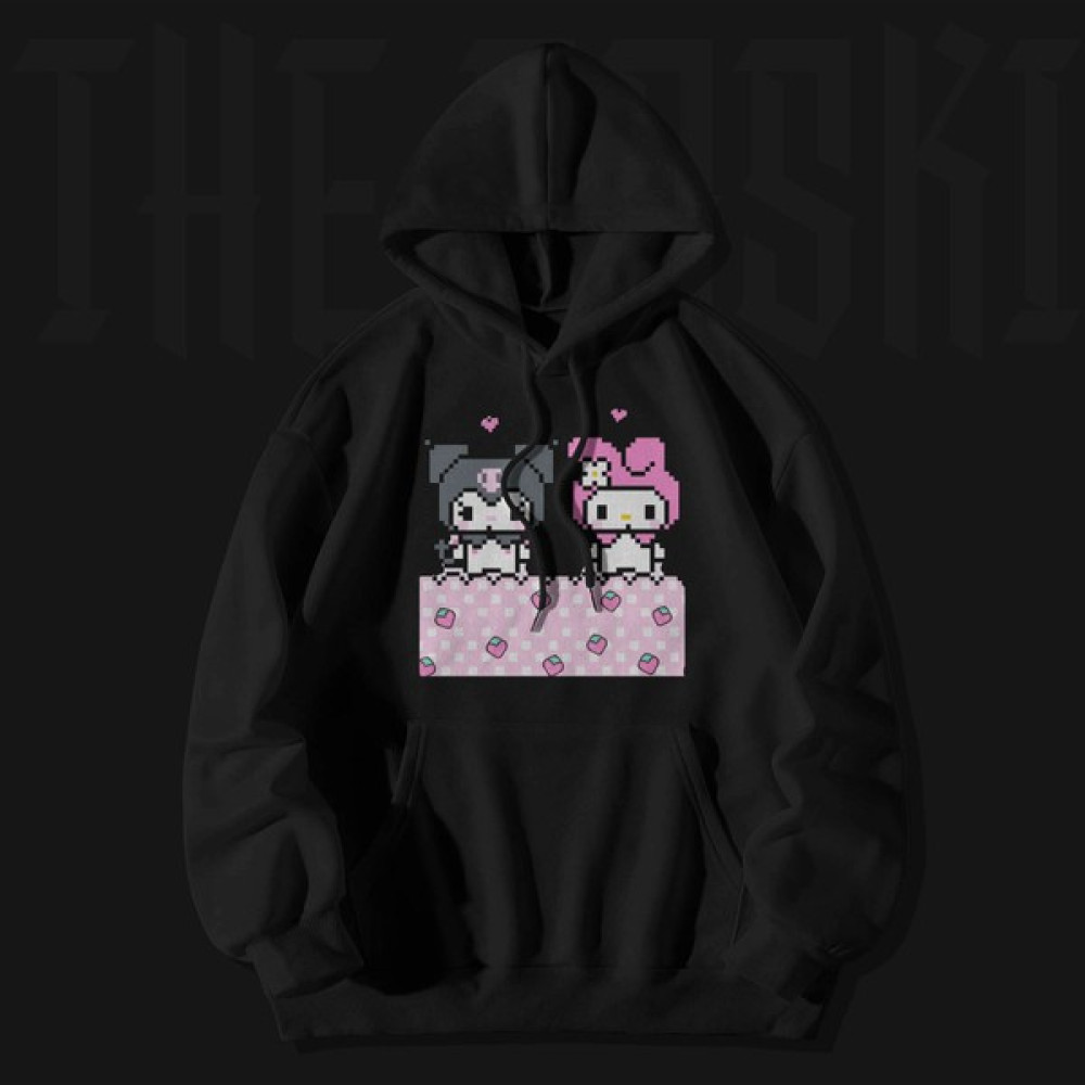 The Baski Kuromi Craft Baskılı Pamuk İçi Polar 3 İplik Sweatshirt Erkek Sweatshirt Fiyatı