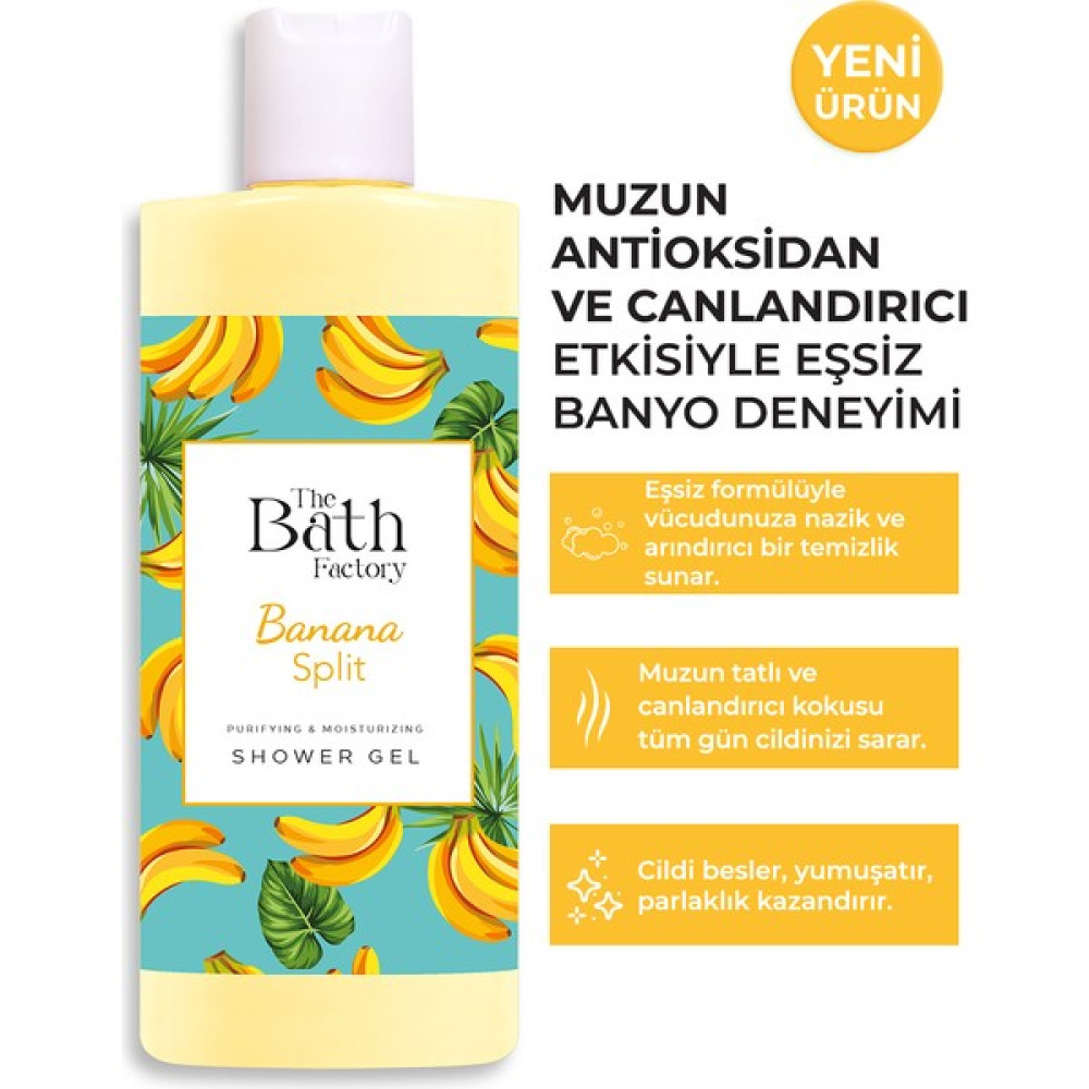 The Bath Factory Muzlu Duş Jeli 400 ml Duş Jelleri ve Banyo Köpükleri Fiyatı