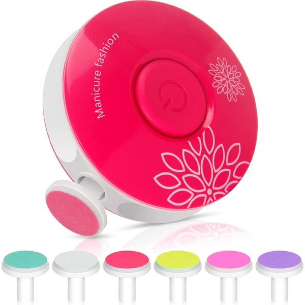 The Beauty Shop 6 In 1 Otomatik Elektrikli Tırnak Makası Bebek ve Bayan İçin Manikür Pedikür Aracı (Yurt Dışından) - Kırmızı Bebek Tırnak Makası Fiyatı