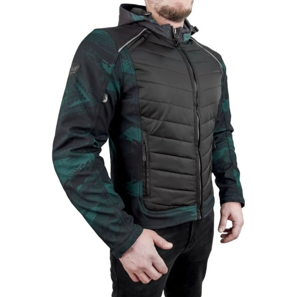 The Biker Jeans Everest Petrol Camo Korumalı Motosiklet Montu Erkek - M Motorsiklet Montları Fiyatı