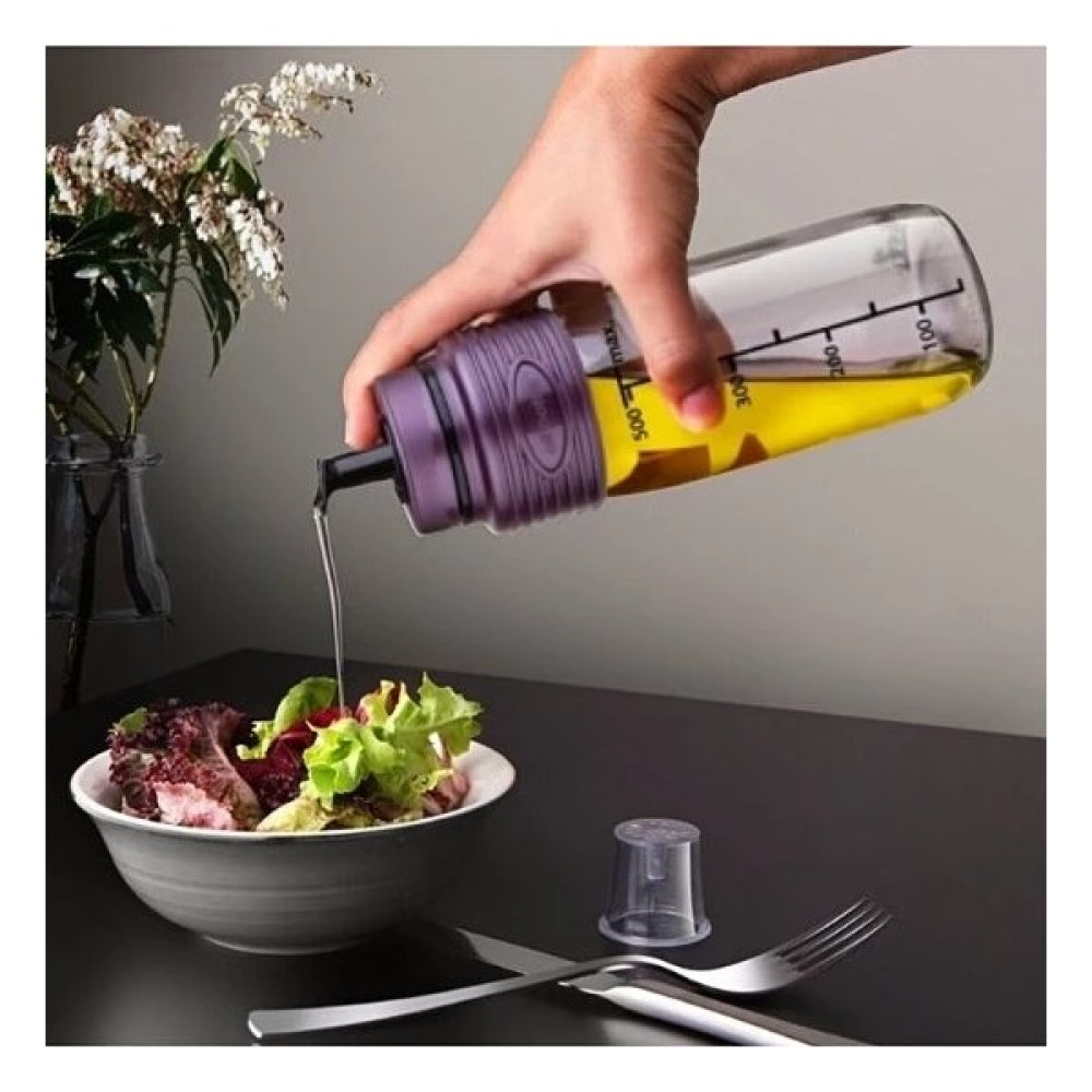 The Bro 500 Ml Akıllı Damlatmaz Cam Yağdanlık Ve Sirkelik - Mürdüm Mutfak Gereçleri Fiyatı